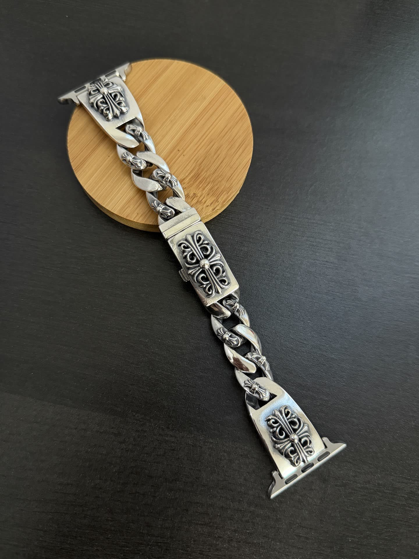 Chrome Hearts Silver Watch Band